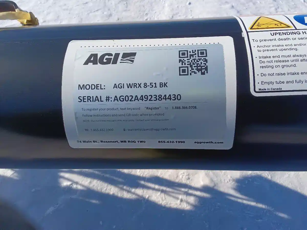 Gallery image 2 for New 2024 AGI WRX 8-51 Grain Auger