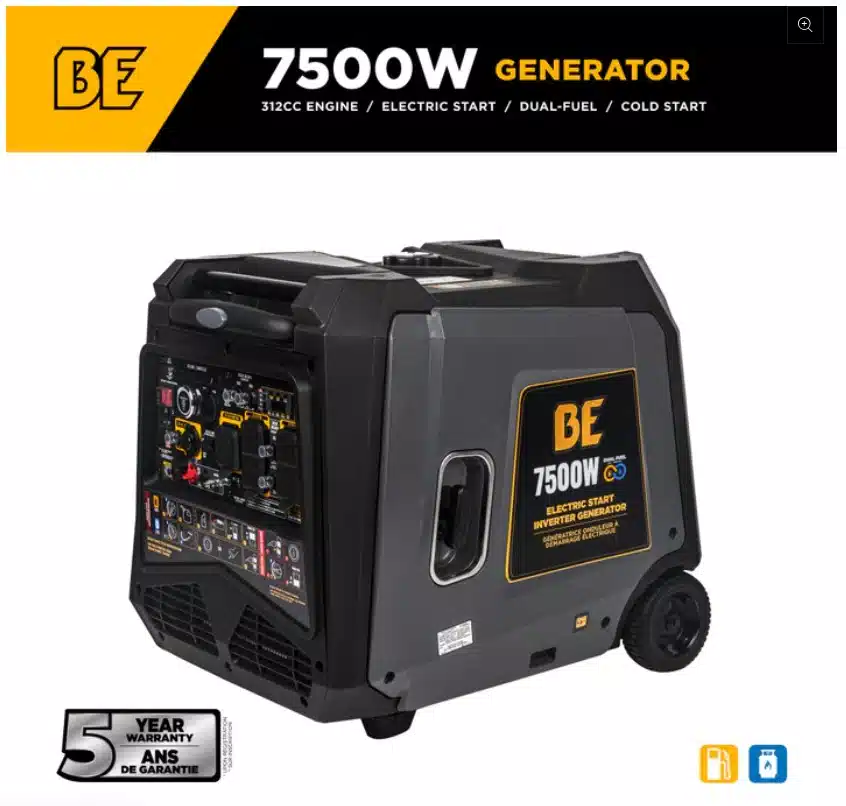 Gallery image 1 for New BE BE7500ID Generator