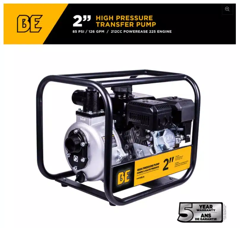 Gallery image 1 for New BE HP-2070R Pump