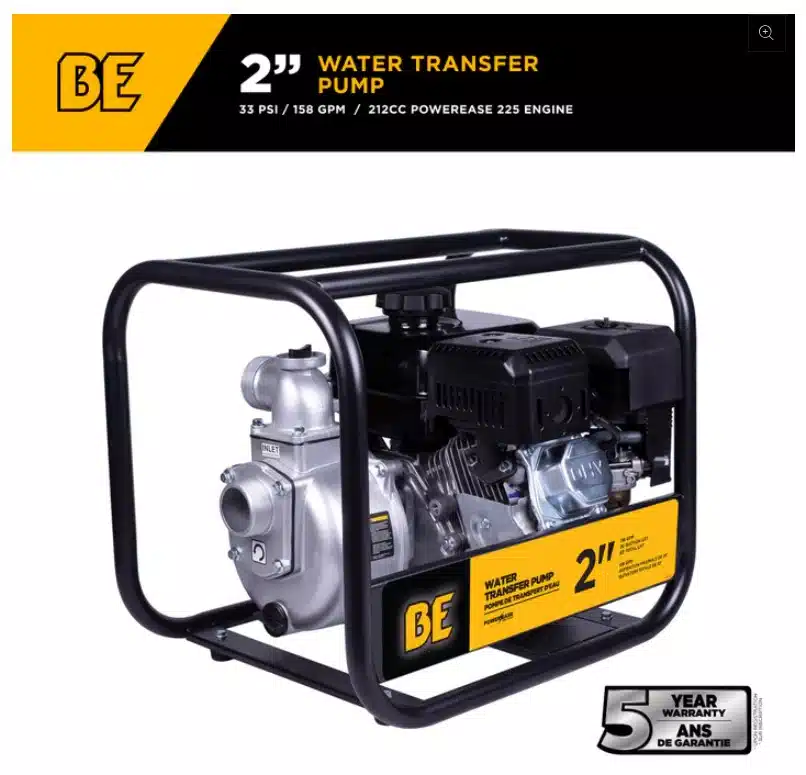 New BE WP-2070S Pump