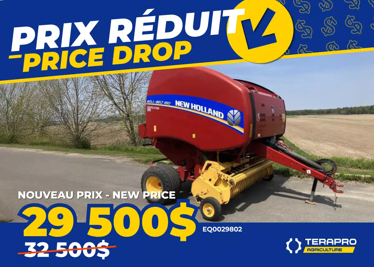 Gallery image 2 for 2017 New Holland ROLL-BELT 450 Round Baler