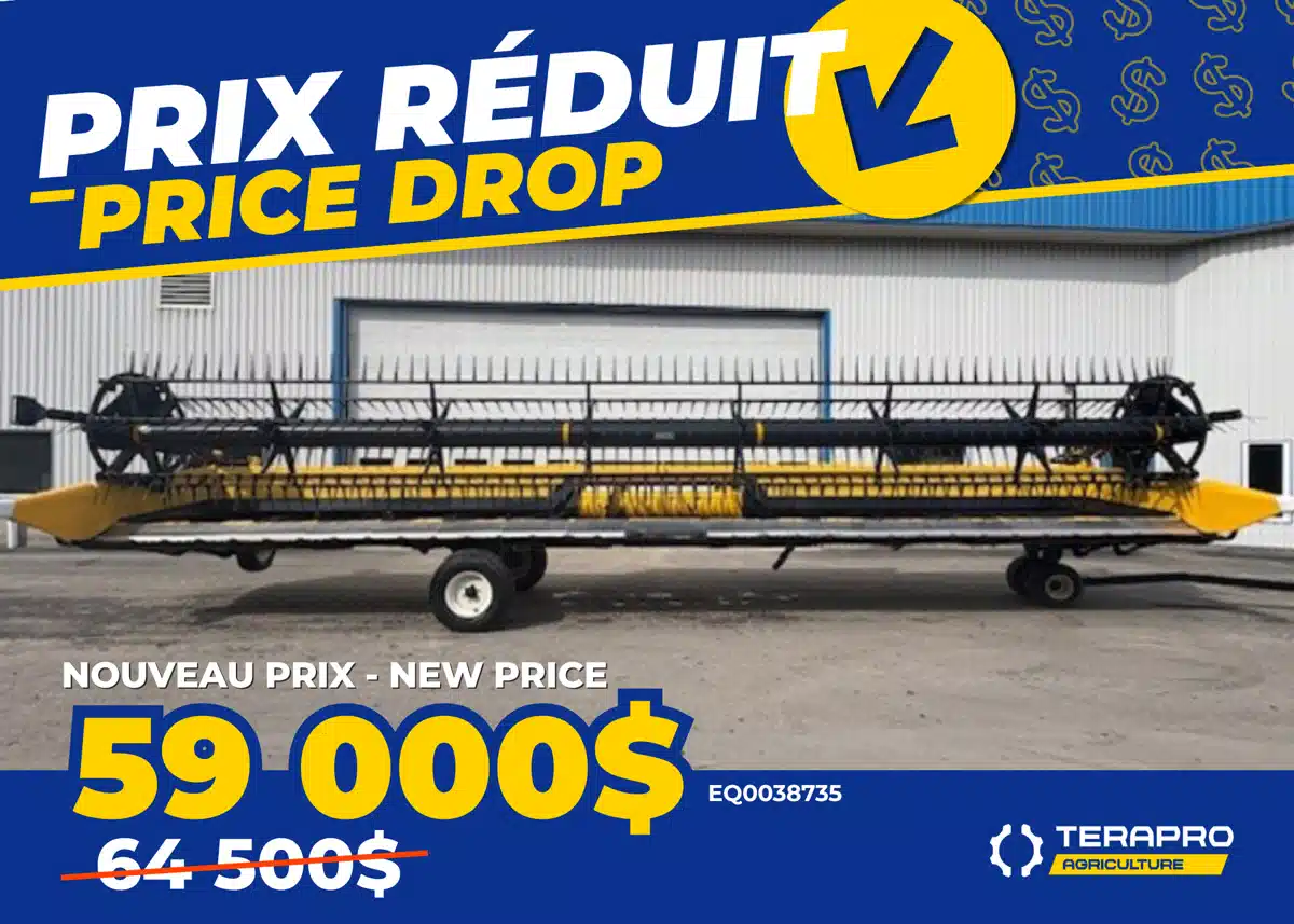 Gallery image 1 for 2017 New Holland 880CF Header - Draper
