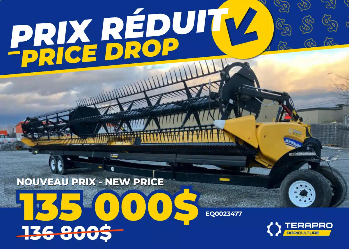 Gallery image 2 for 2021 New Holland 880CF Header - Draper
