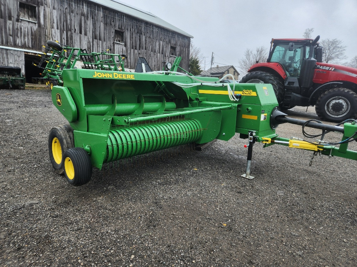 Gallery image 2 for Used 2021 John Deere 328 Square Baler - Small
