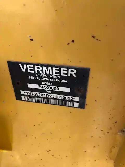 Gallery image 2 for Used 2017 Vermeer BPX9000 Bale Processor