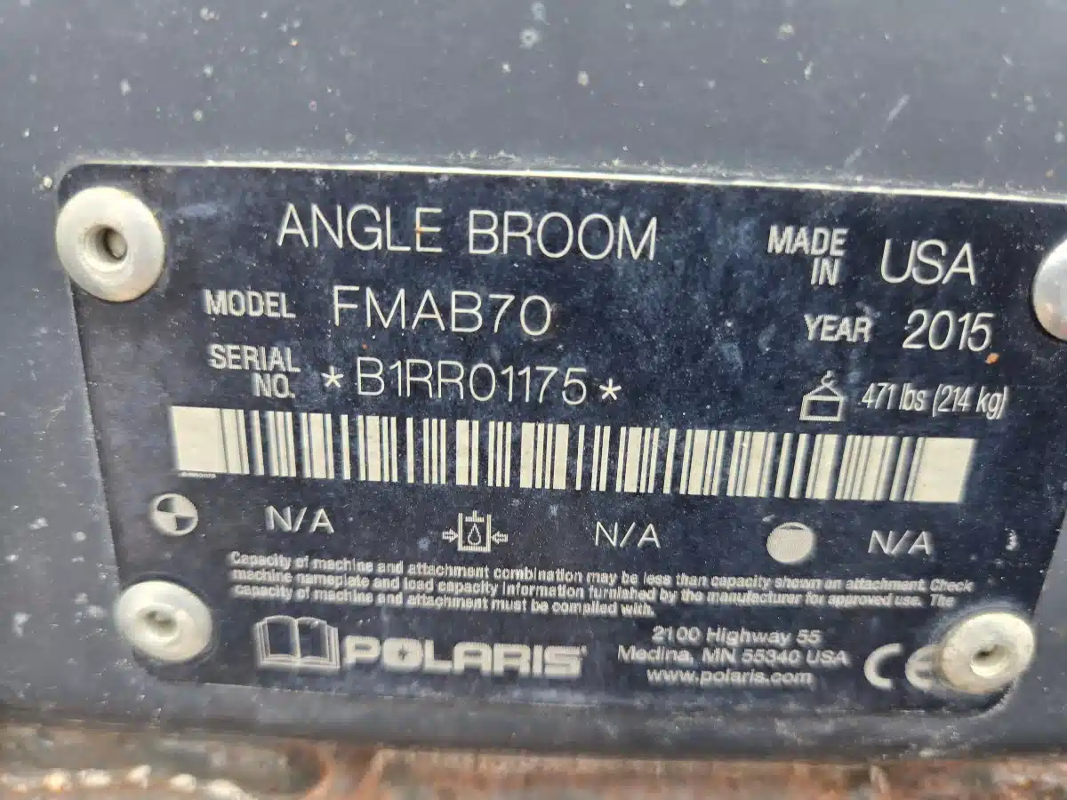 Gallery image 2 for Used 2015 Polaris FMAB70 Sweeper