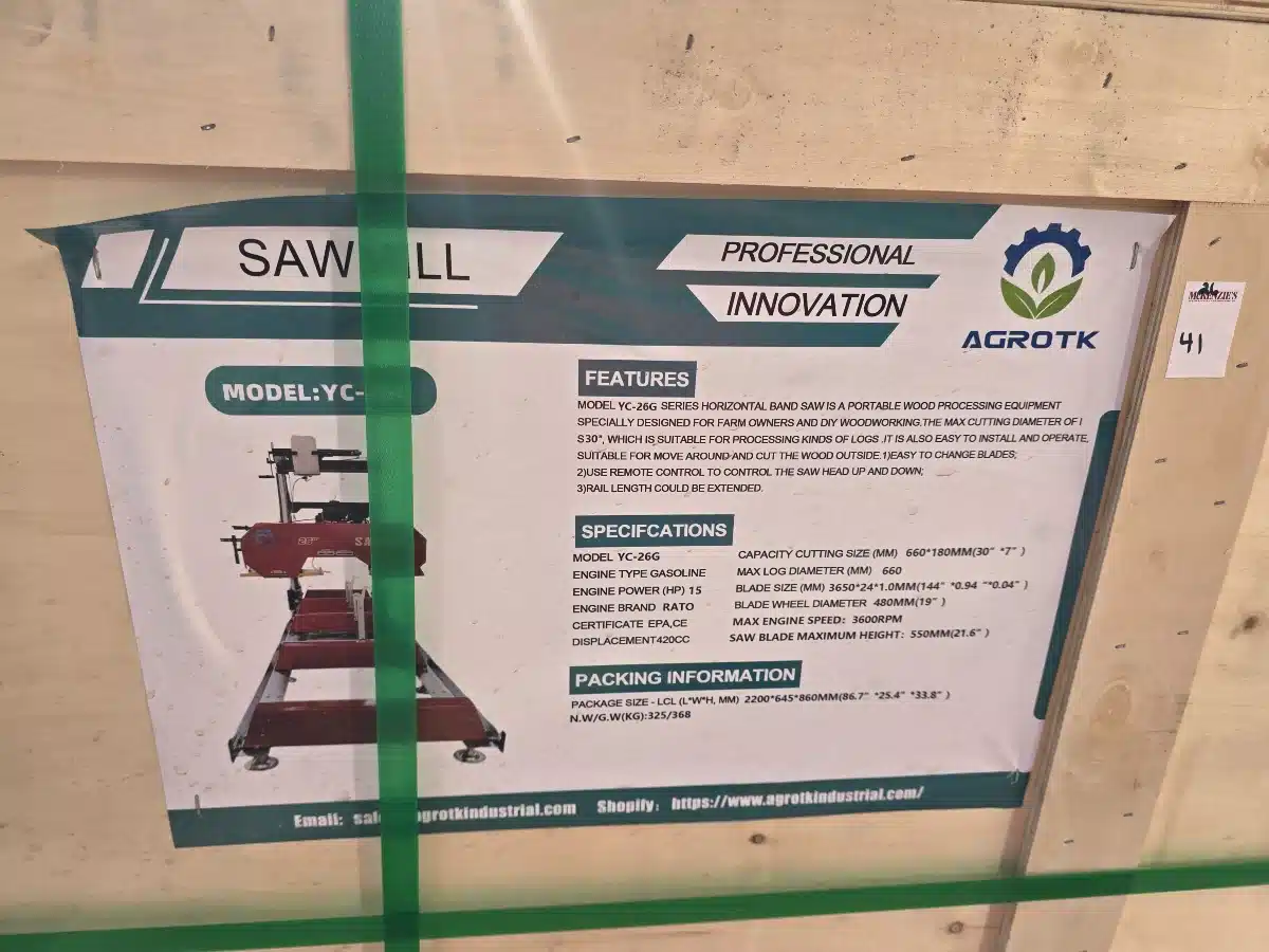 Agrotk Industrial YC-26G Sawmill