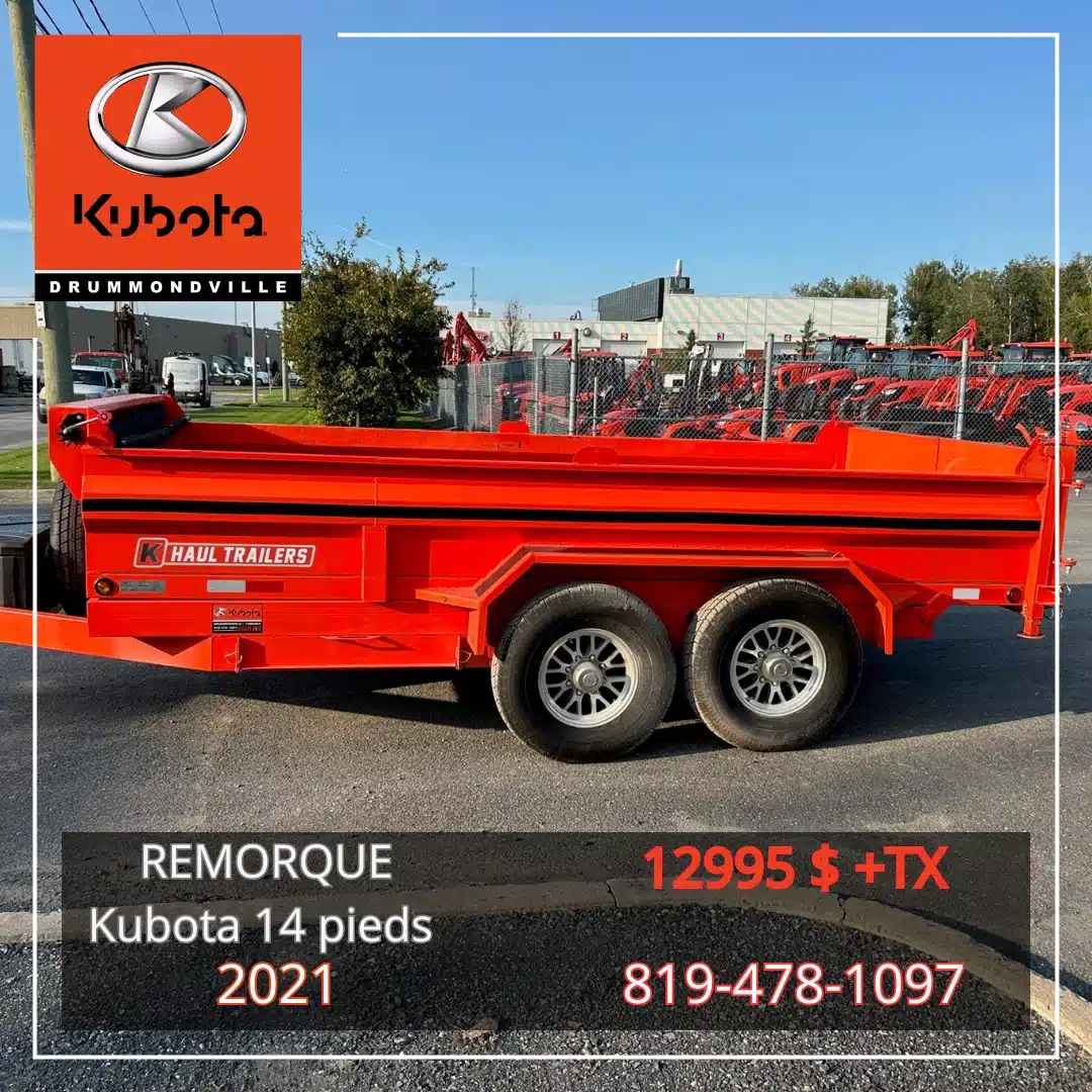 Gallery image 1 for Used 2021 Kubota KHD14-14WL Trailer - Dump