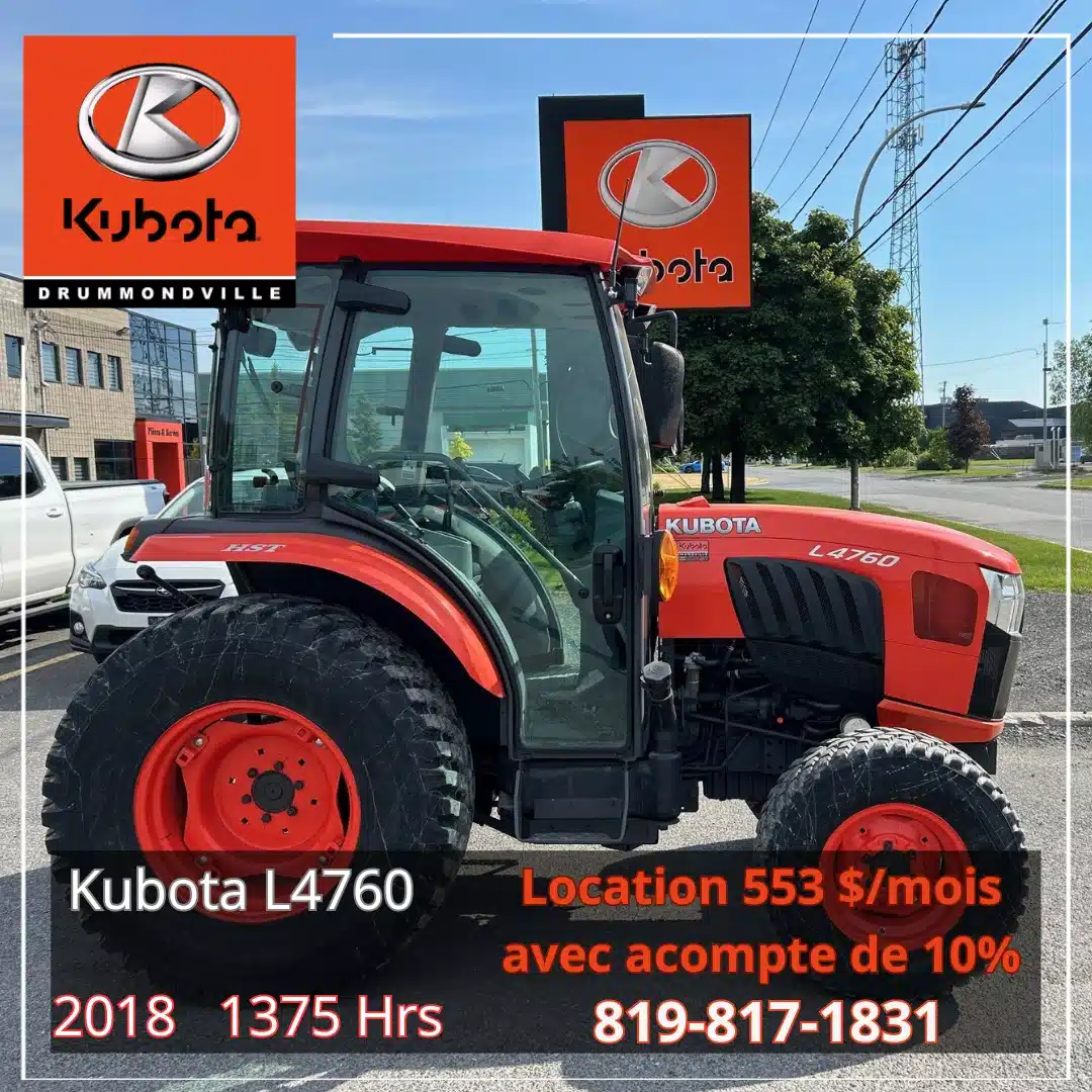 Gallery image 1 for Used 2018 Kubota L4760HST Tractor