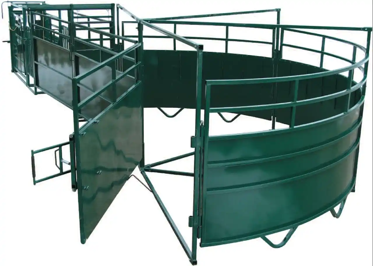 Gallery image 1 for New Weber's Portable Cattle Handling System Cattle Squeeze
