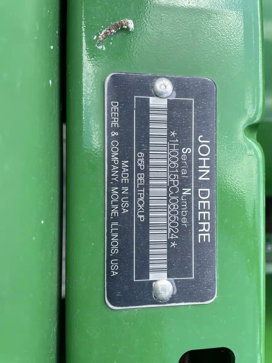 Gallery image 2 for Used 2019 John Deere 615P Header - Pickup