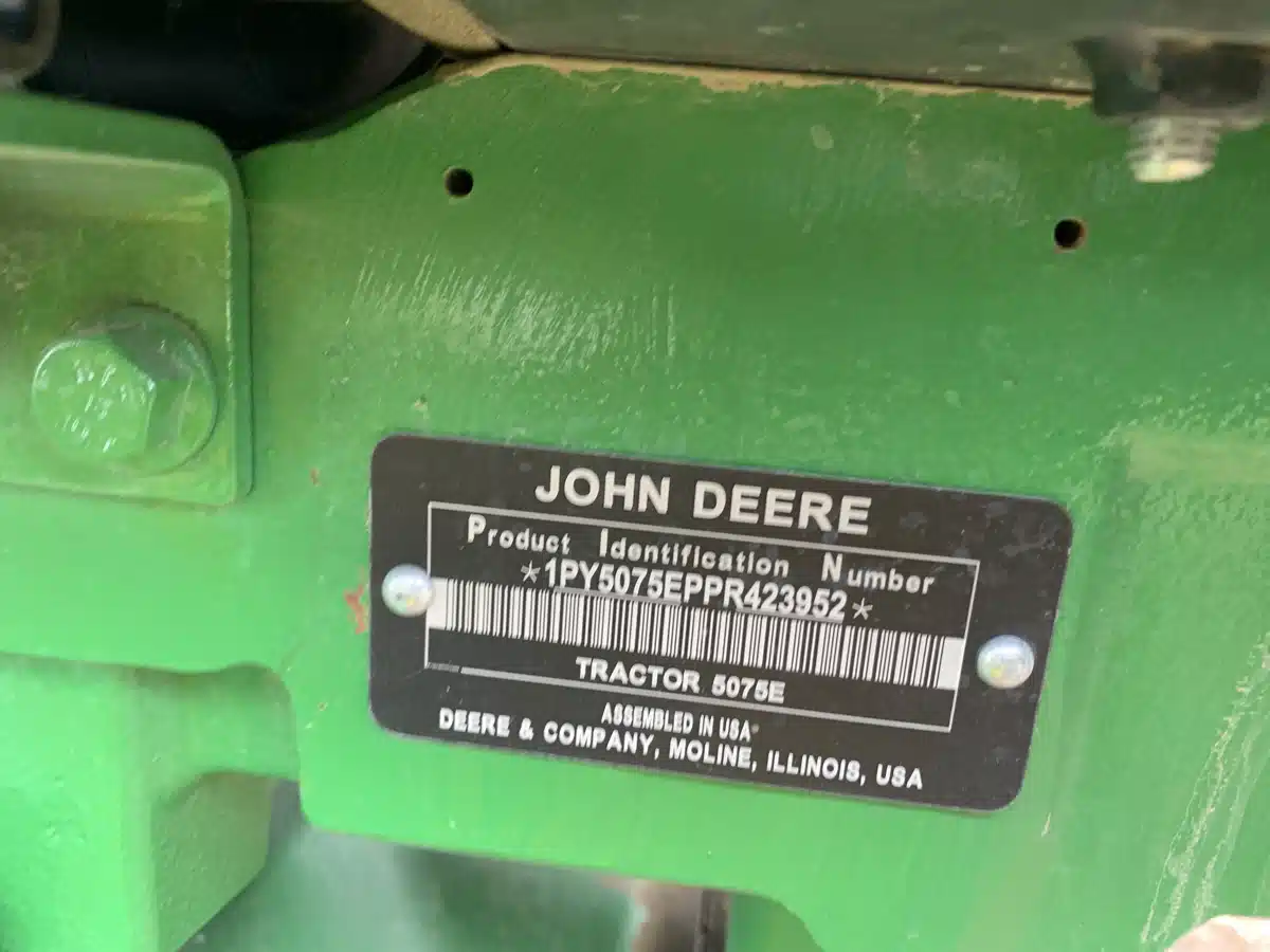 Gallery image 1 for Used 2023 John Deere 5075E Tractor
