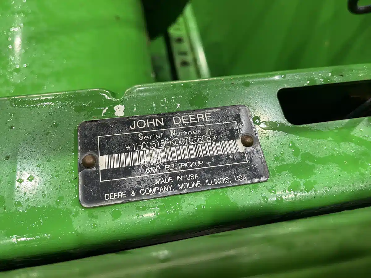 Gallery image 2 for Used 2013 John Deere 615P Header - Draper