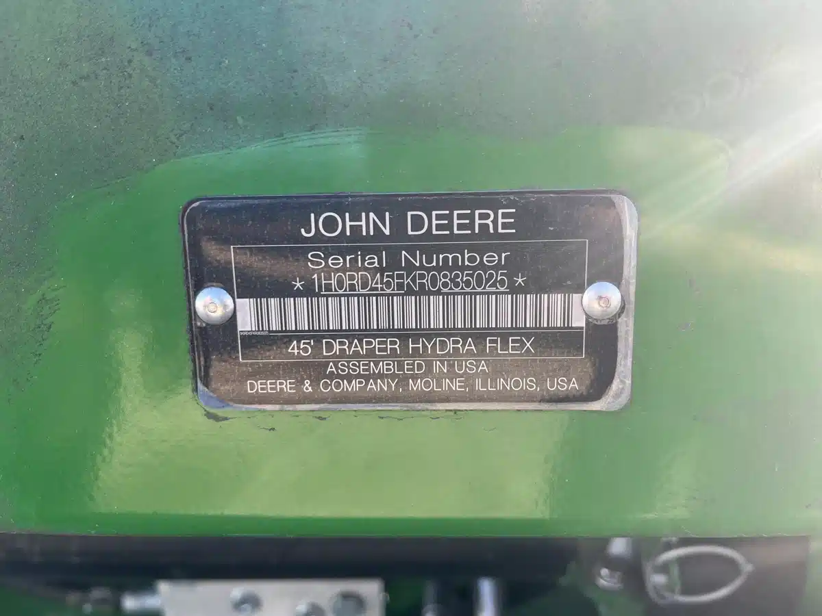 Gallery image 2 for 2025 John Deere RDF 45 Miscellaneous