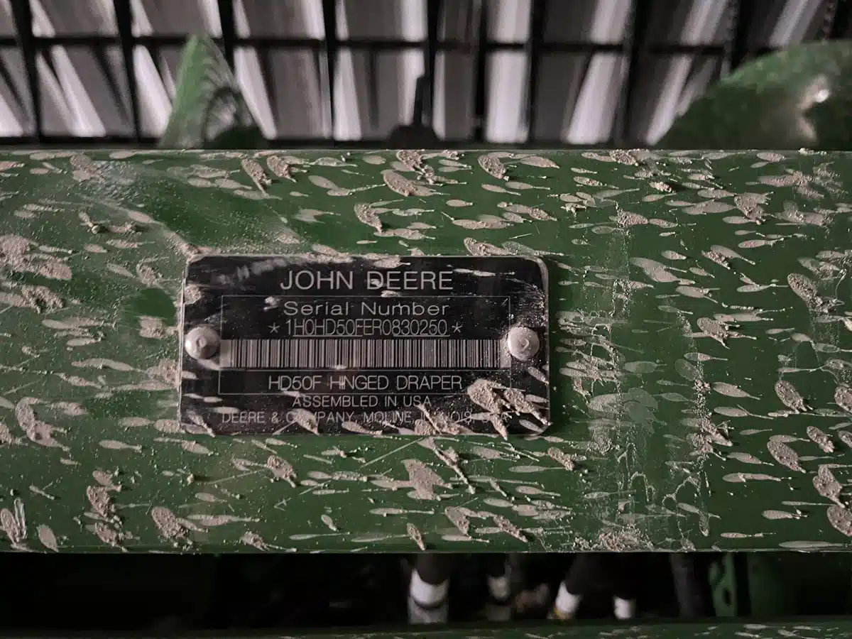 Gallery image 2 for Used 2024 John Deere HD50F Header - Flex