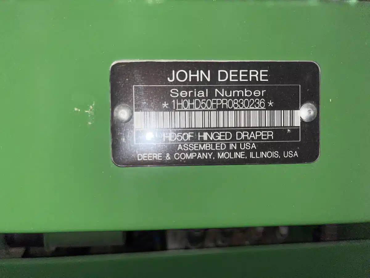 Gallery image 2 for 2024 John Deere HD50F Header - Flex