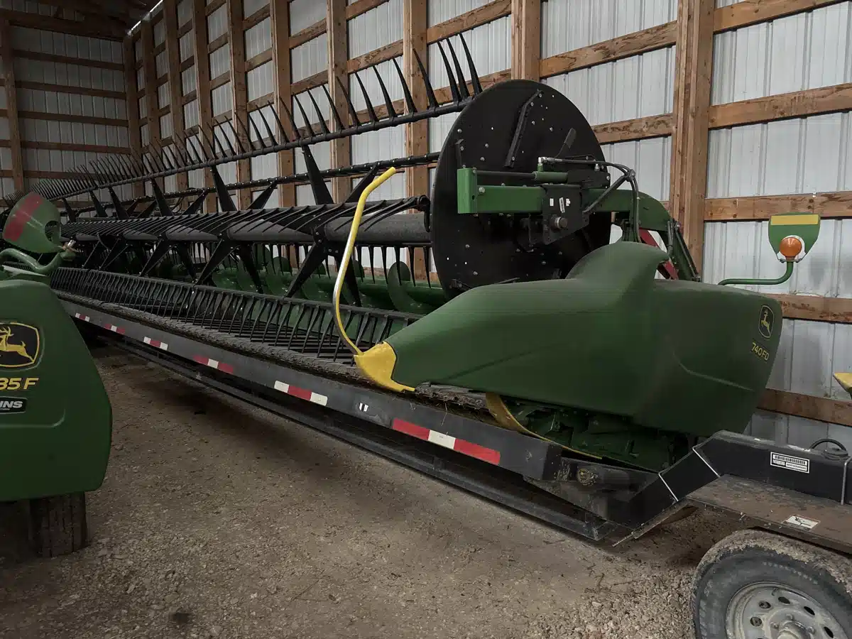Used 2020 John Deere 740FD Header - Draper