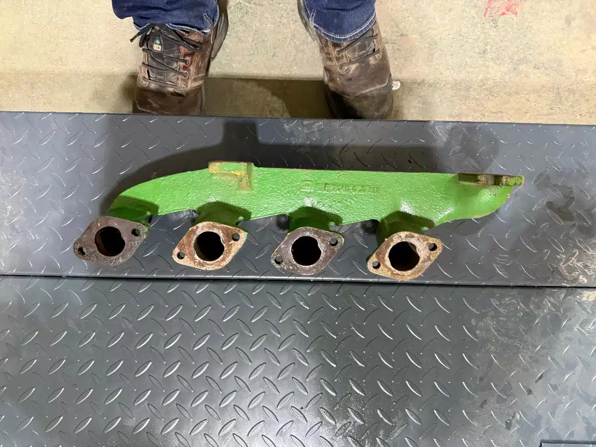 Gallery image 2 for John Deere R70411 Exhaust Manifold For 1640, 2040, 2040S, 2350, 2355, 2550, and 2555 Parts New-Used