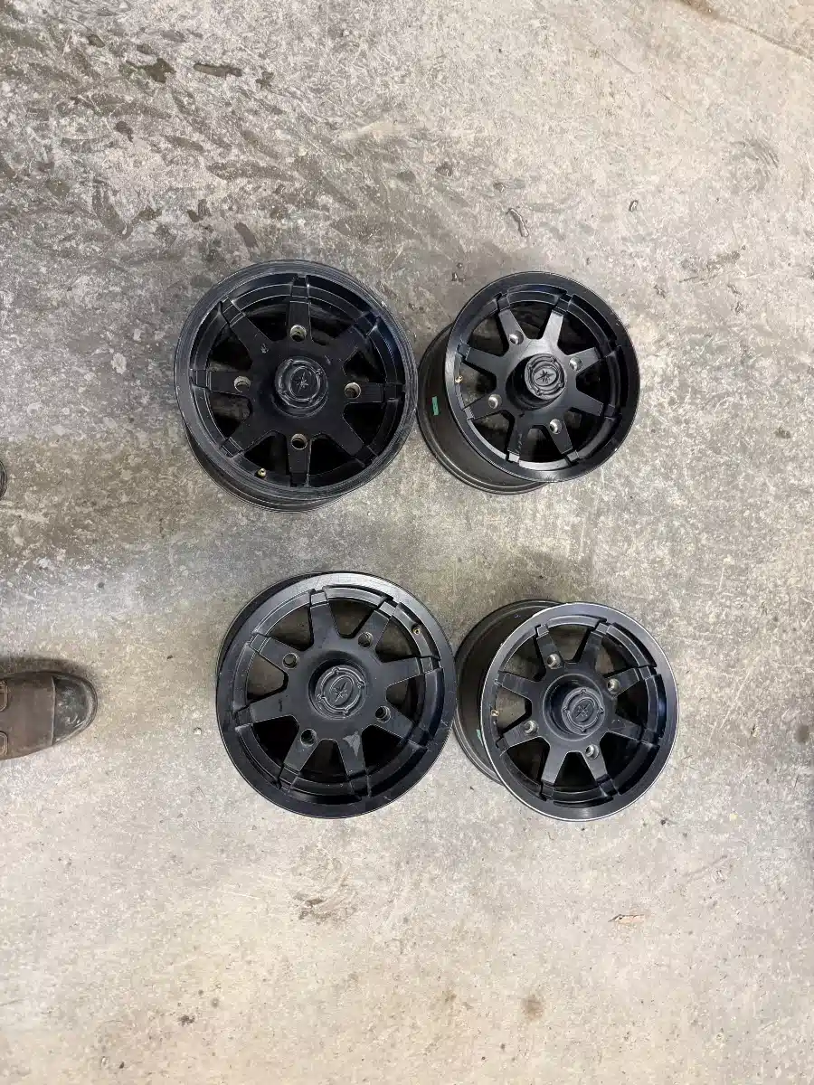 Used Polaris 12" 4X156 Alloy Rims For ATV/UTV Rims