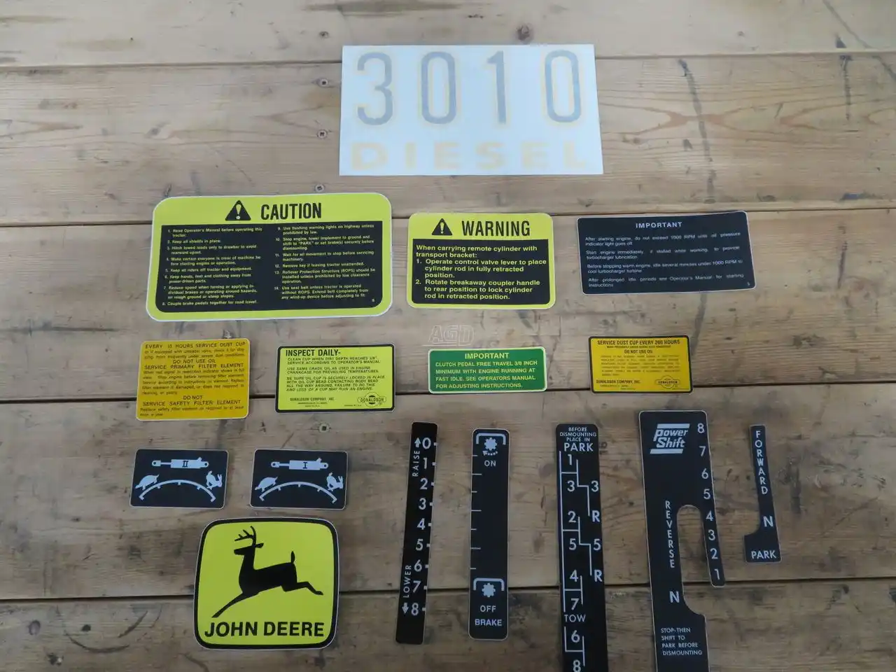 Gallery image 1 for New 1961-1972 Dye Cut Decal Set Parts New-Used