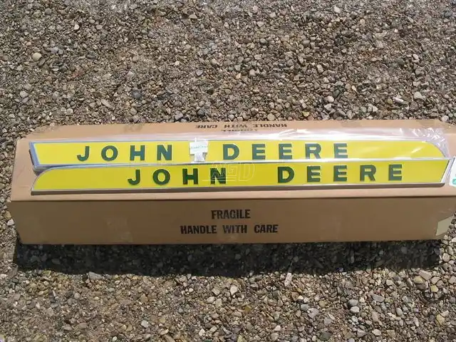 Gallery image 1 for New John Deere LICENSED PRODUCT Raised Letter Emblams Parts New-Used