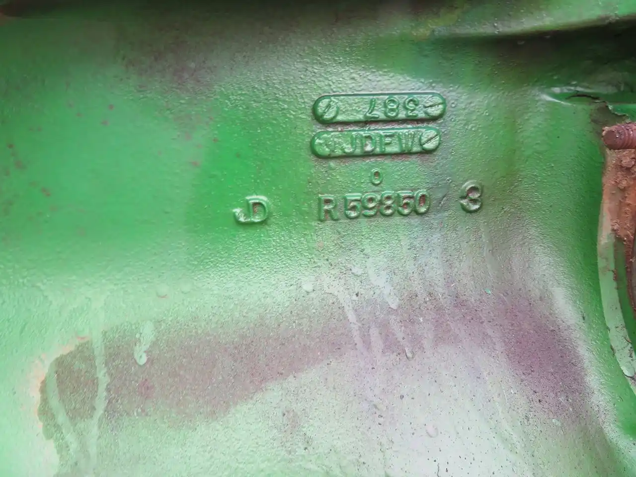 Gallery image 2 for Used 1977 John Deere R59850 Engine Block Parts New-Used