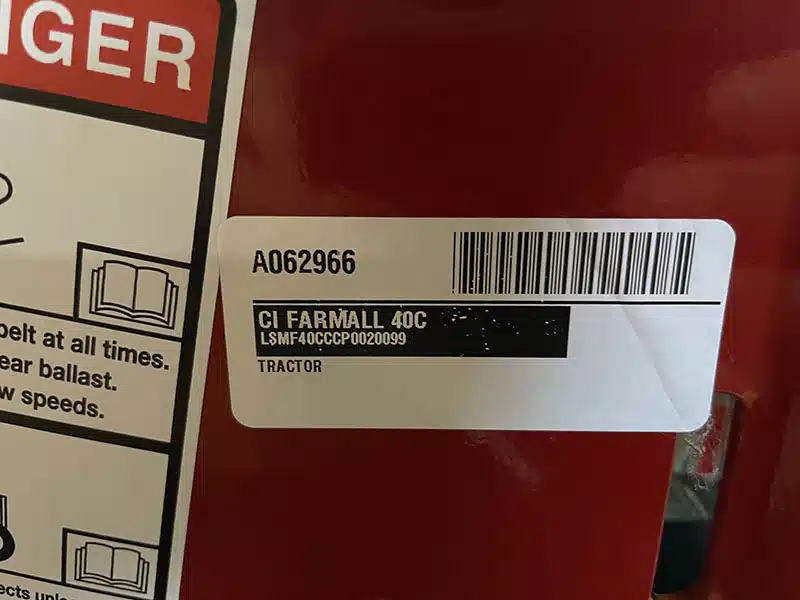 Gallery image 2 for New 2024 Case IH FARMALL 40C Tractor
