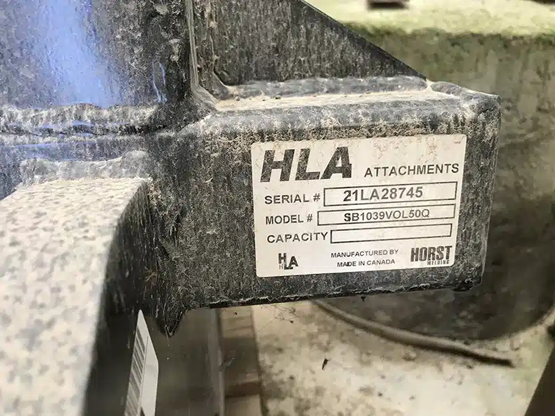 Gallery image 2 for Used 2021 Horst Welding SB1039VOL50Q Attachment