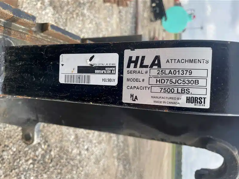 Gallery image 2 for 2025 Horst Welding HD75JV530B Pallet Fork