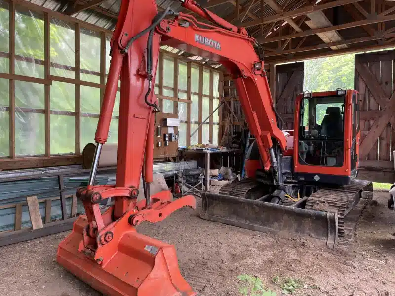 Used 2010 Kubota KX080-3 Excavator