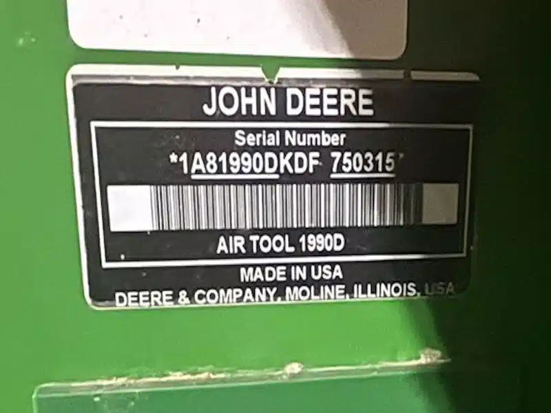 Gallery image 2 for 2013 John Deere 1990 CCS Air Drill