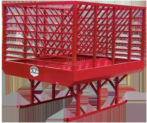 Gallery image 1 for New Martin's Hay Feeders HV8 BALE MISER 6' X 7' Feeder