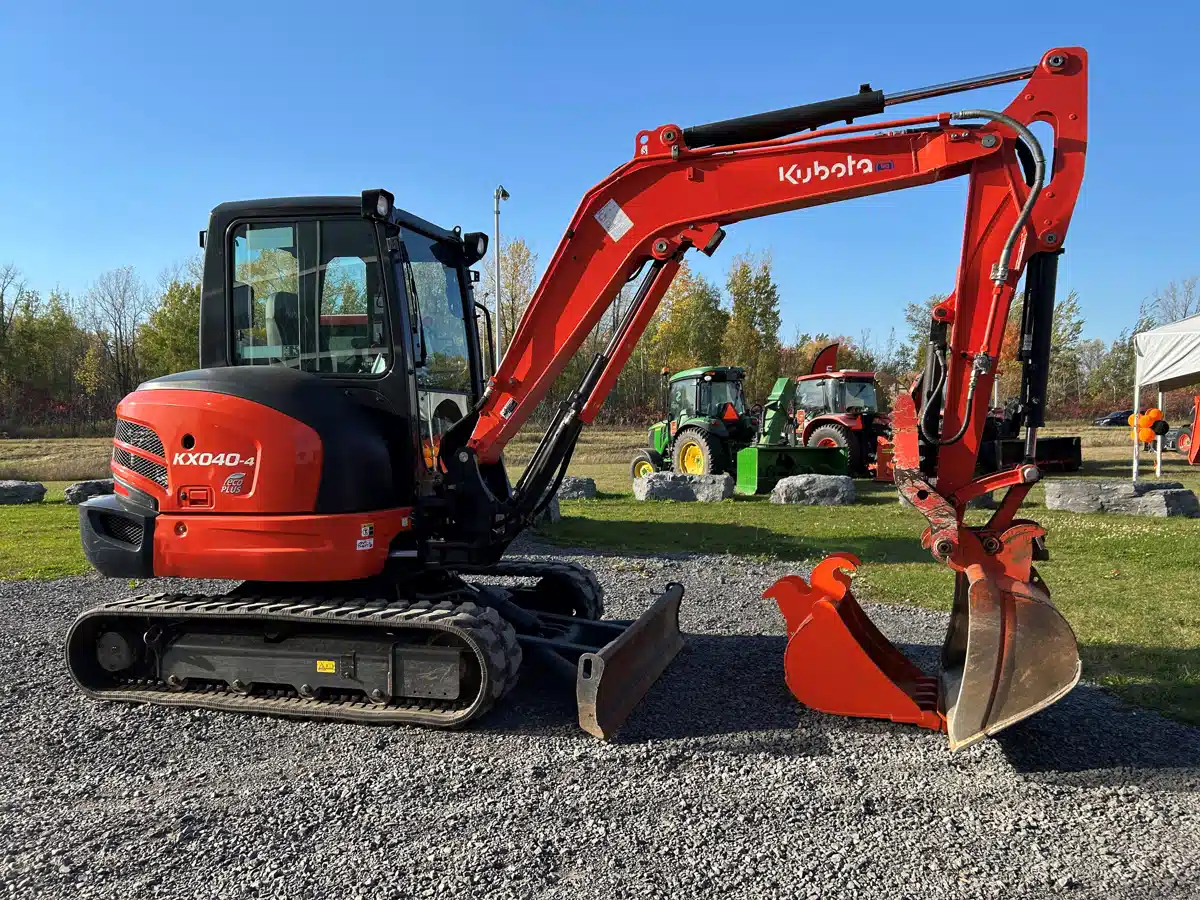 Gallery image 2 for Used 2023 Kubota KX040-4 Excavator