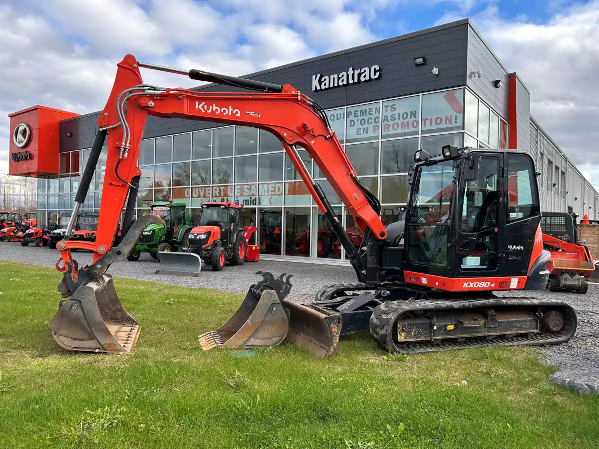 Gallery image 1 for Used 2023 Kubota KX080-4S2GA Excavator