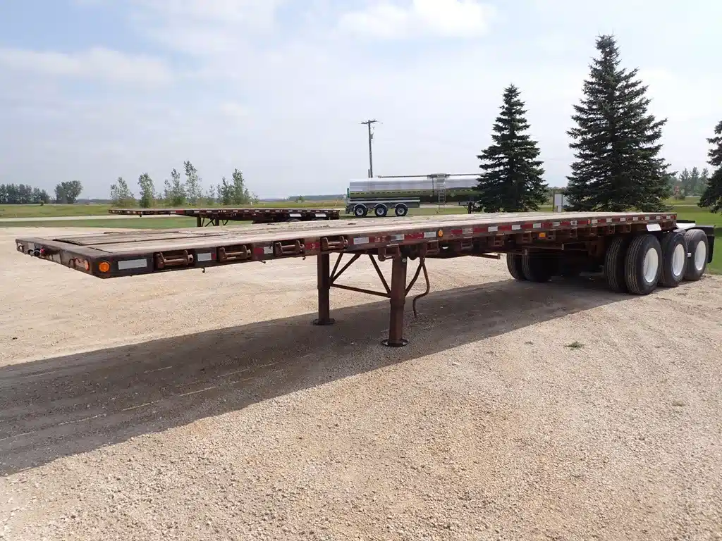 Image pour Usagé 1989 Magnum Trailer 32FT Super-B Lead Remorque - Plateforme