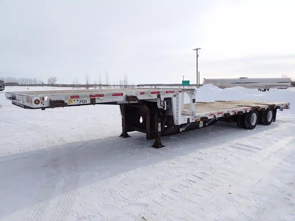 Gallery image 1 for Used 2014 Lode King 37.5FT Tandem Aluminum Combo Trailer - Step Deck