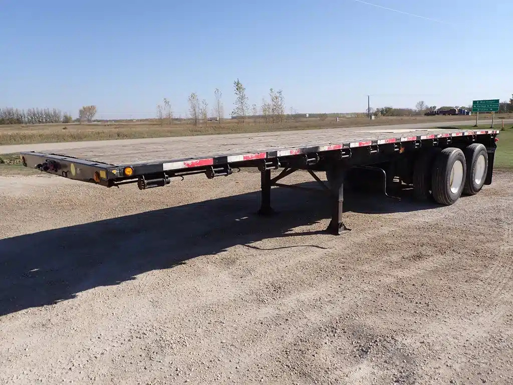 Gallery image 1 for Used 2003 Doepker 28FT Tandem Pup Trailer - Flat Deck