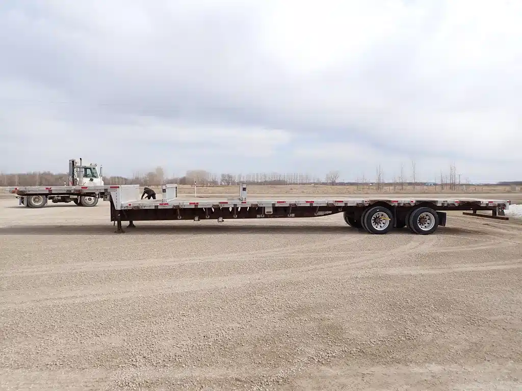 Gallery image 2 for Used 2005 Lode King 53ft Tandem Aluminum Combo Trailer - Step Deck