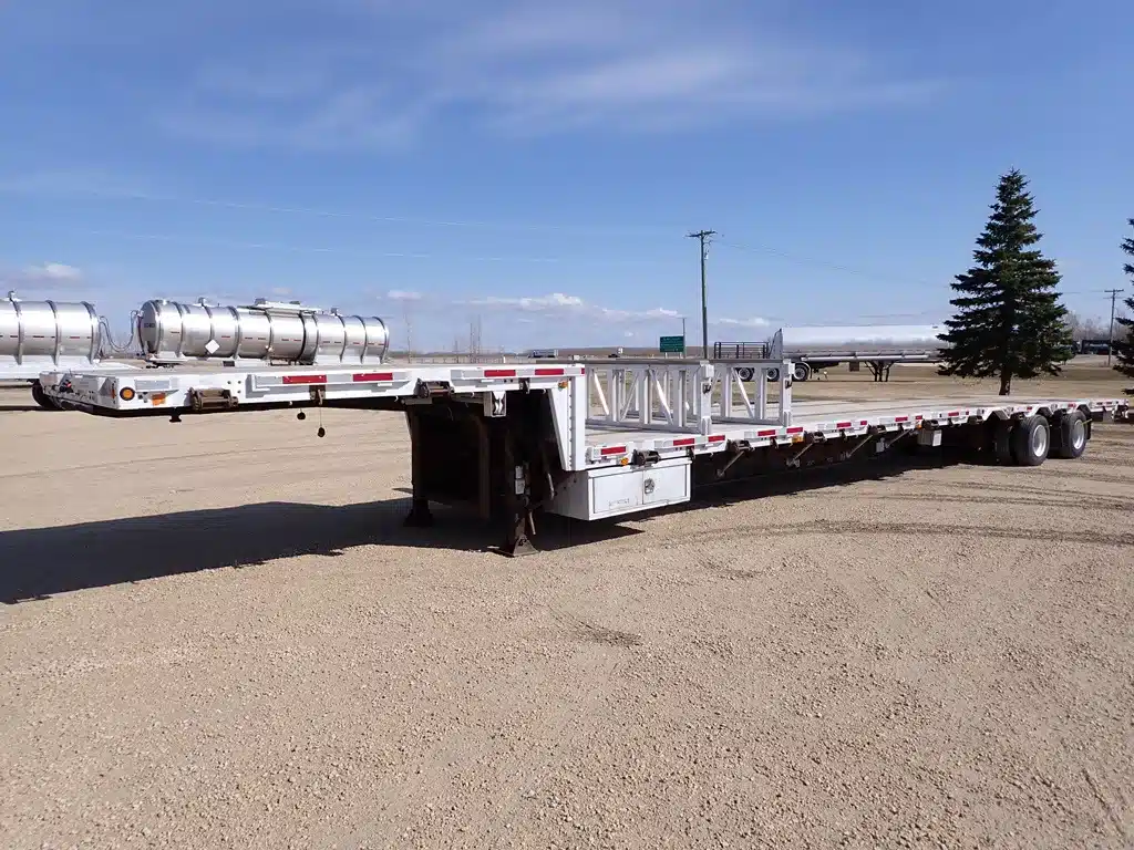 Gallery image 1 for Used 2014 Lode King 53ft Tandem Aluminum Combo Lo Pro Trailer - Step Deck