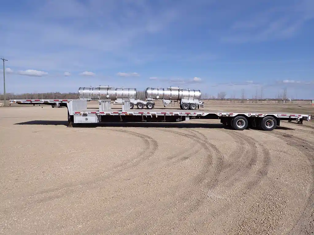 Gallery image 2 for Used 2014 Lode King 53ft Tandem Aluminum Combo Lo Pro Trailer - Step Deck