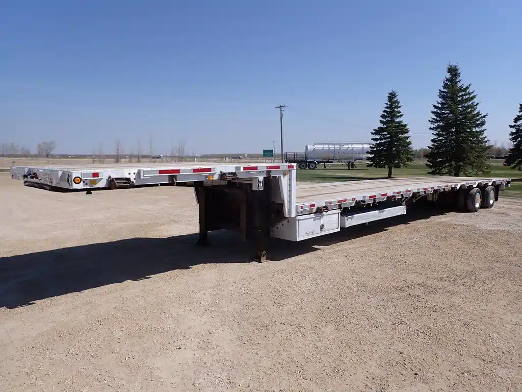 Gallery image 1 for Used 2014 Lode King 53ft Tandem Aluminum Combo Lo Pro Trailer - Step Deck