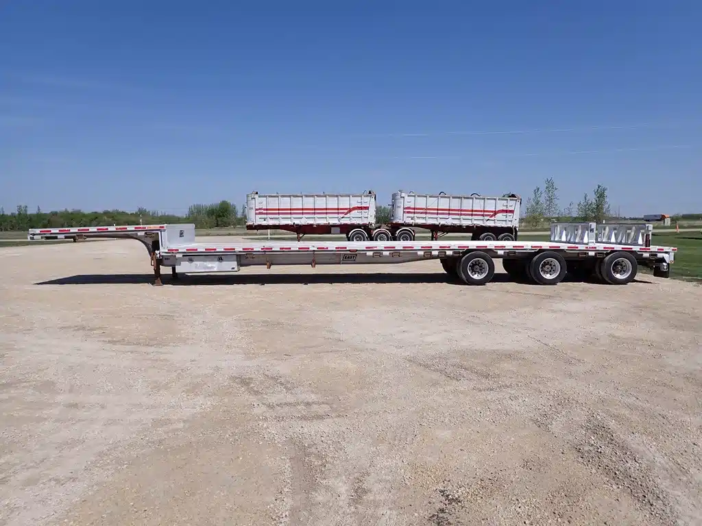 Gallery image 2 for Used 2012 East 53ft Tridem Aluminum LoPro Trailer - Step Deck