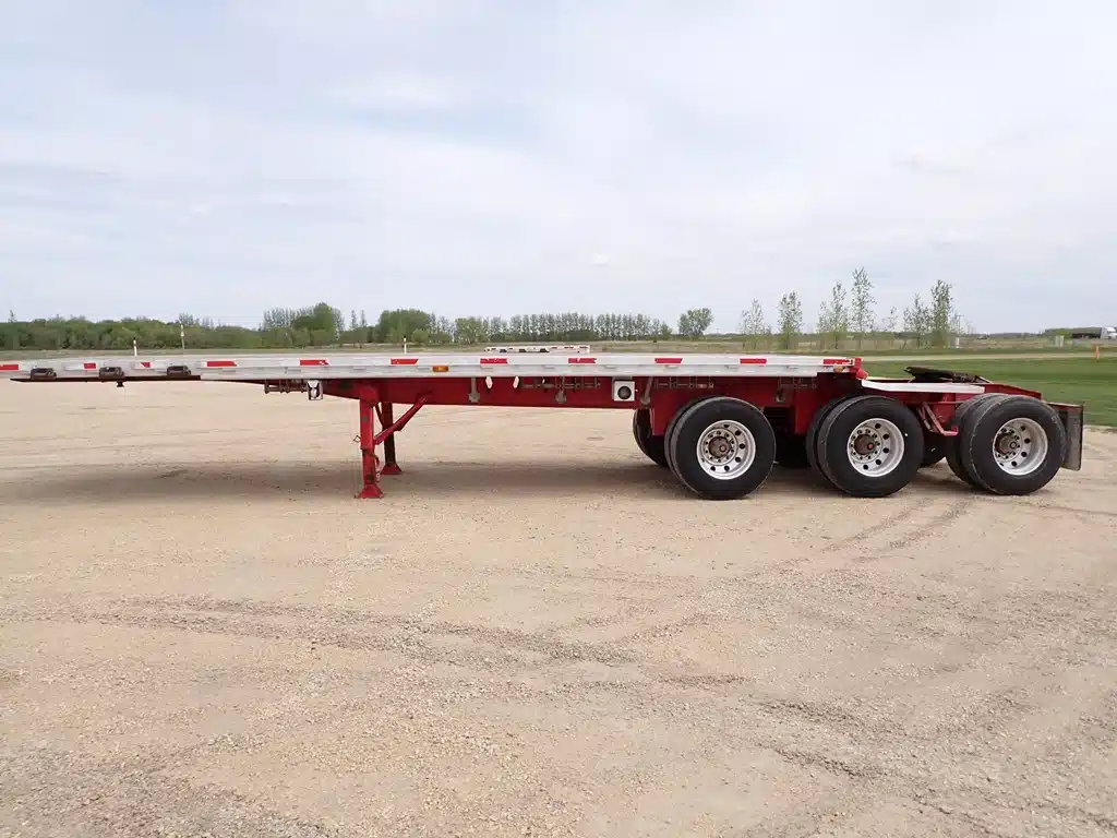 Gallery image 2 for Used 2012 Lode King 28FT Aluminum Combo Super-B Lead Trailer - Flat Deck