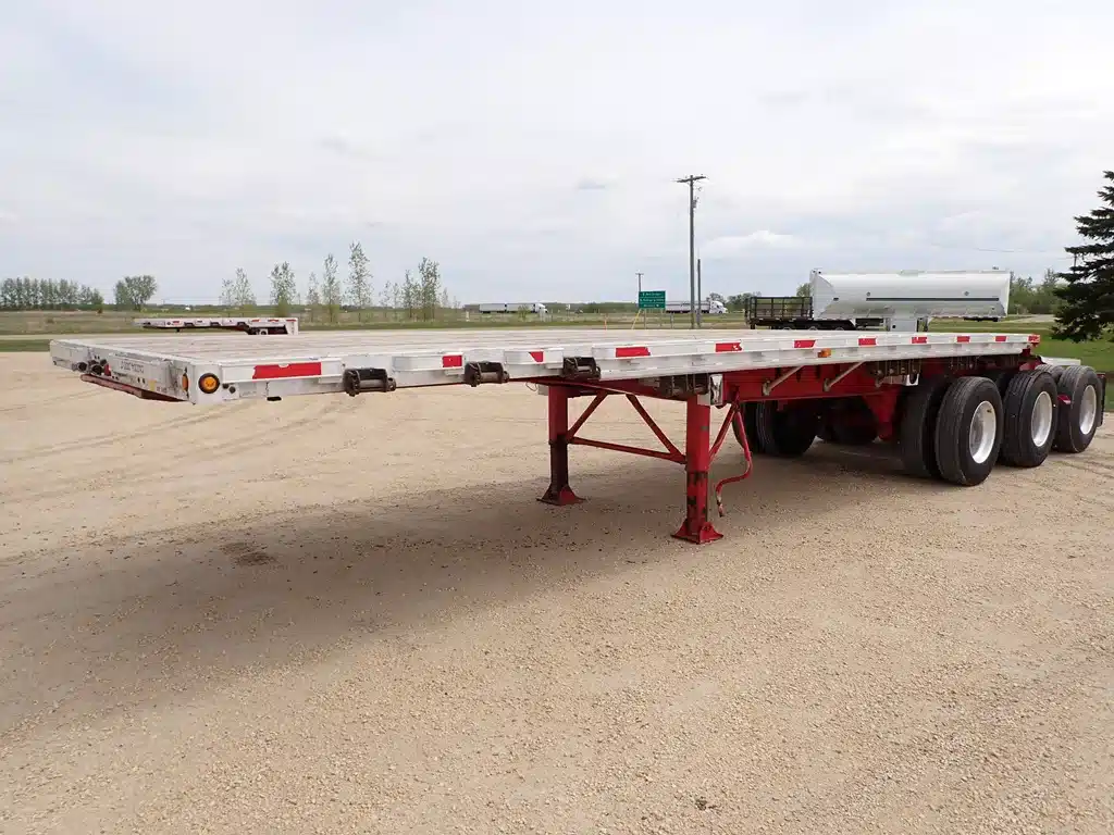Gallery image 1 for Used 2012 Lode King 28FT Aluminum Combo Super-B Lead Trailer - Flat Deck