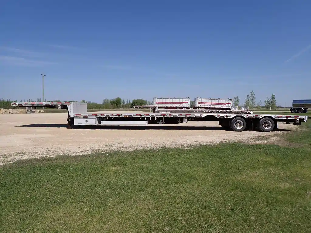 Gallery image 2 for Used 2015 Lode King 53ft Tandem Aluminum Combo Lo Pro Trailer - Step Deck