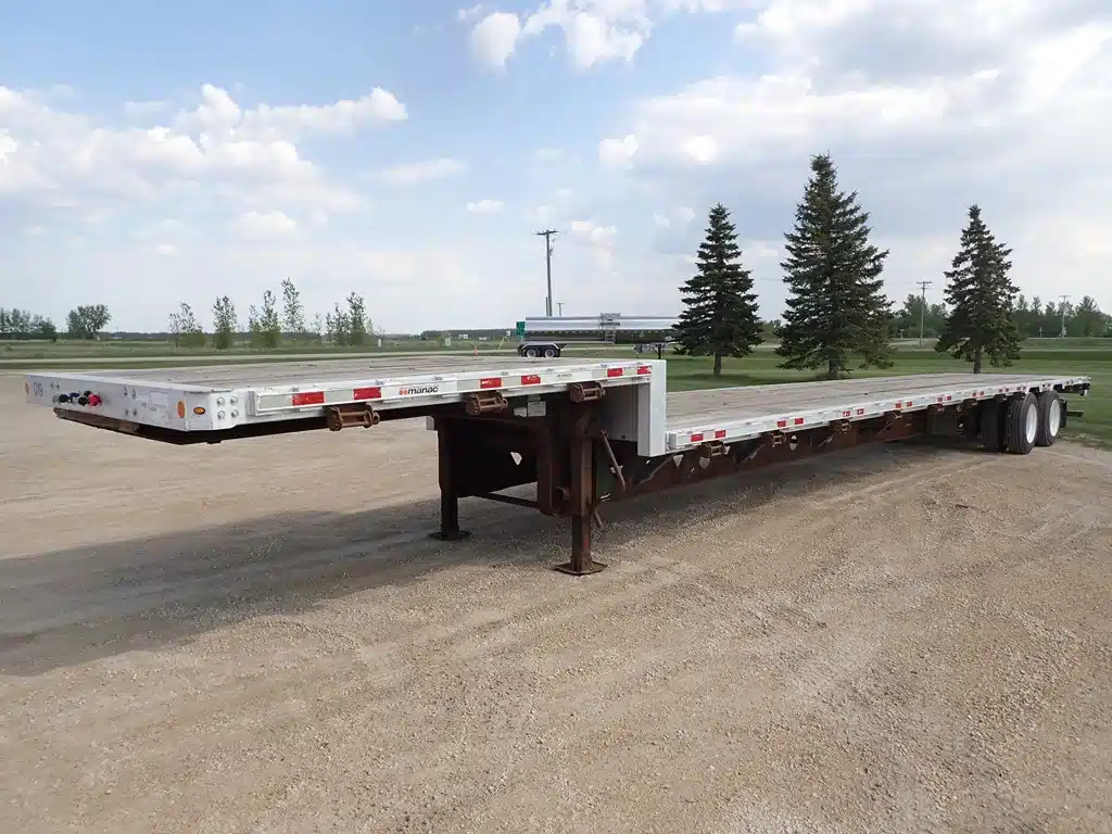 Gallery image 1 for Used 2012 Manac 53FT Tandem Aluminum Combo Trailer - Step Deck