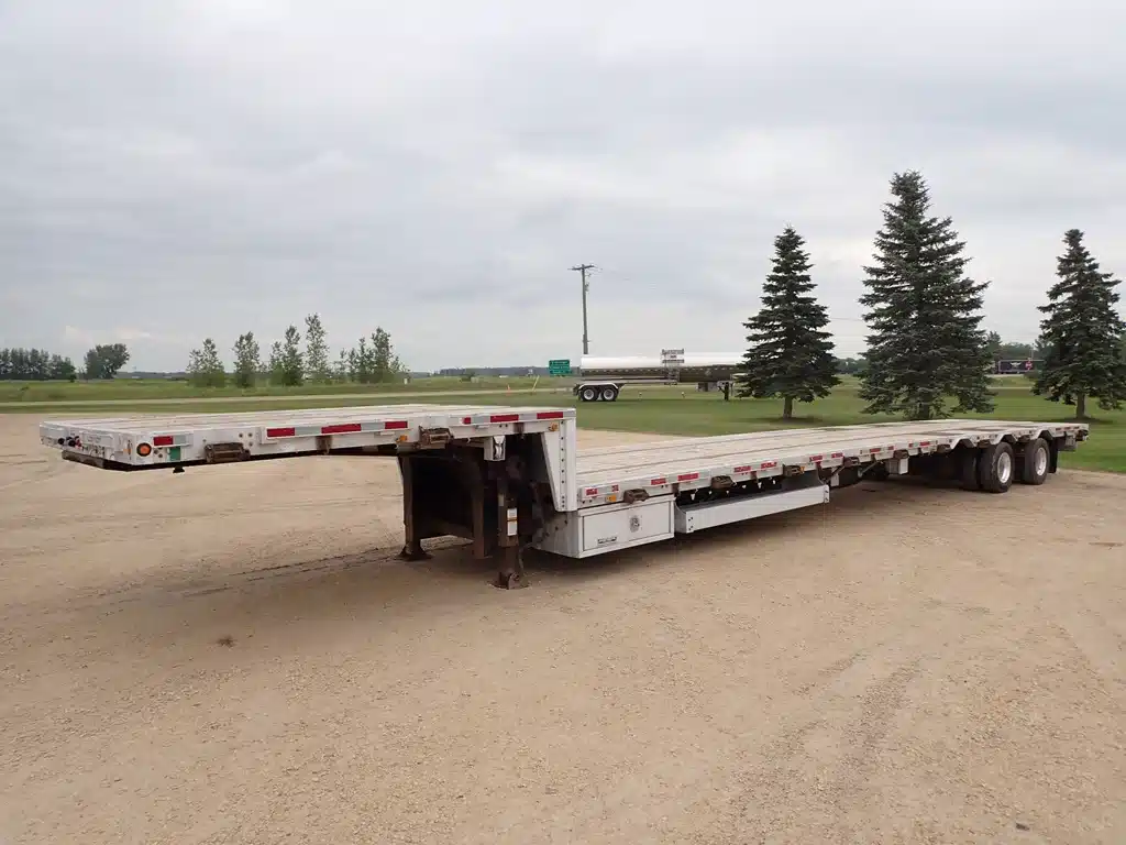 Gallery image 1 for Used 2014 Lode King 53FT Tandem Lo-Pro Aluminum Combo Trailer - Step Deck