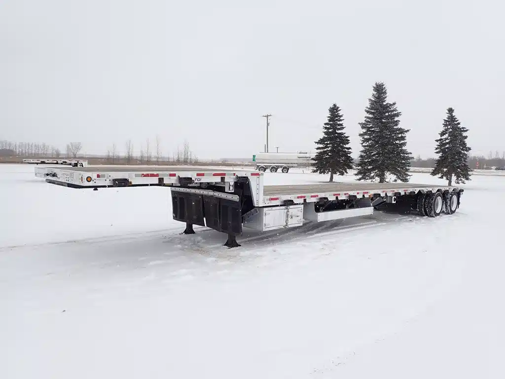 Used 2017 Lode King 48' TANDEM ALUMINUM COMBO Trailer - Step Deck