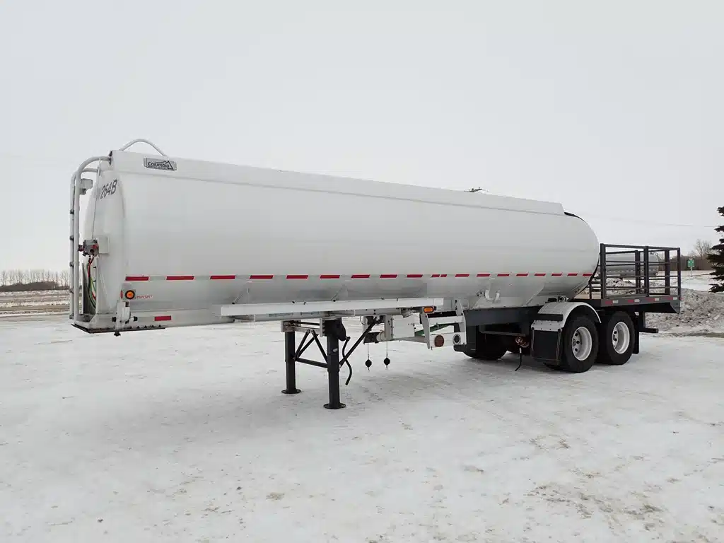 Gallery image 2 for 2003 Columbia Tandem Aluminum Tanker Deck Trailer - Tanker