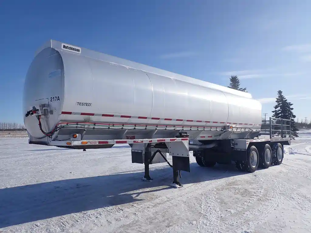 Gallery image 2 for 1997 Hutchinson TRIDEM ALUMINUM TANKER DECK Trailer - Tanker